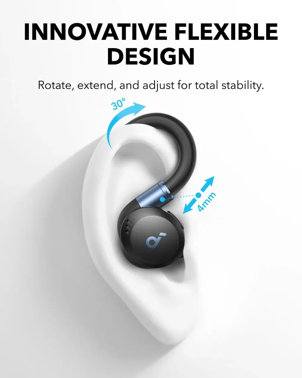 Soundcore by Anker Sport X20 True-Wireless Workout Earbuds Ear