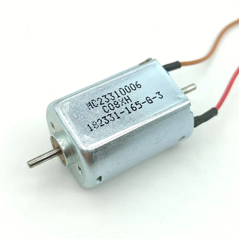 고속 DC 전기 모터 6V 9V 12V 18V 24V 24000RPM 카본 브러시 듀얼 2mm 샤프트 24mm DIY RC 자동차 기차 취미용 장난감 모델용