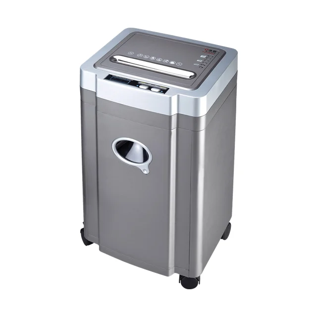 

Hysoon A-2318 office 58db P4 cross cut 4mm x 40mm 30litre 18 sheet shredder paper price with wheels