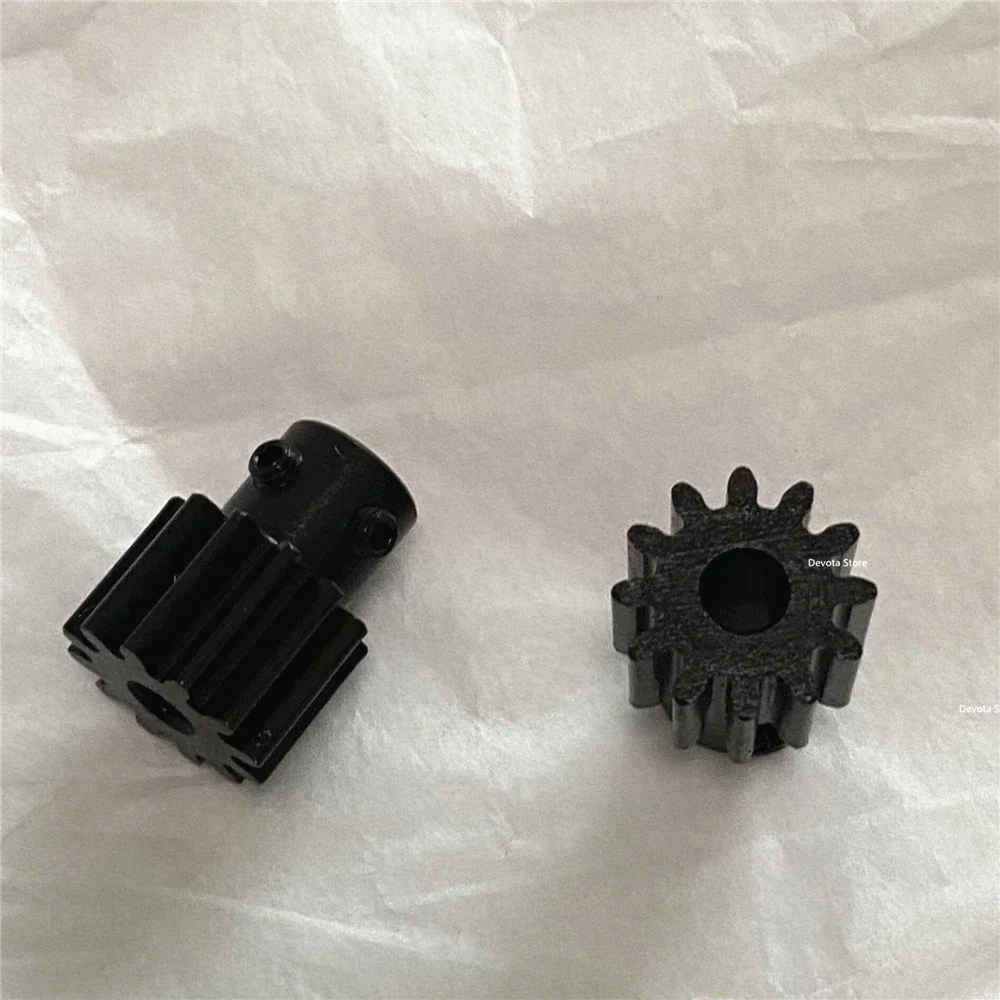 1M 12T 4mm Hole Motor reduction Gear Carbon steel Machine accessories Science technology DIY