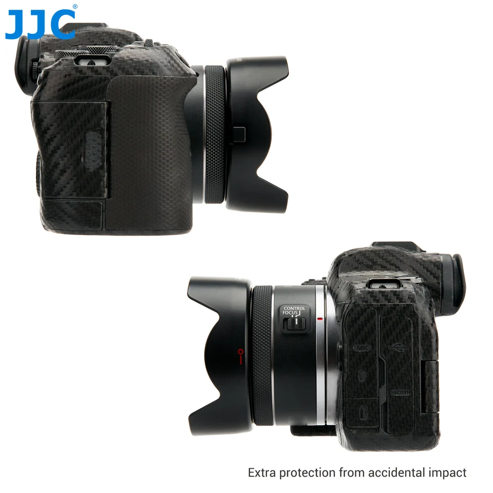 JJC ES-65B リバーシブルレンズフード Canon RF 50mm F1.8 STM レンズ