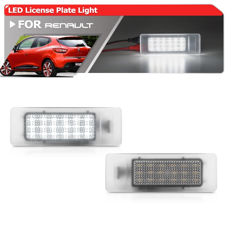 Per Renault Clio V Bf 2019 + Escape V Rfc 2015 + Koleos Ii Hc 2016 + Talismano Rfd 2015-2022 Canbus Led Luci Tag Targa