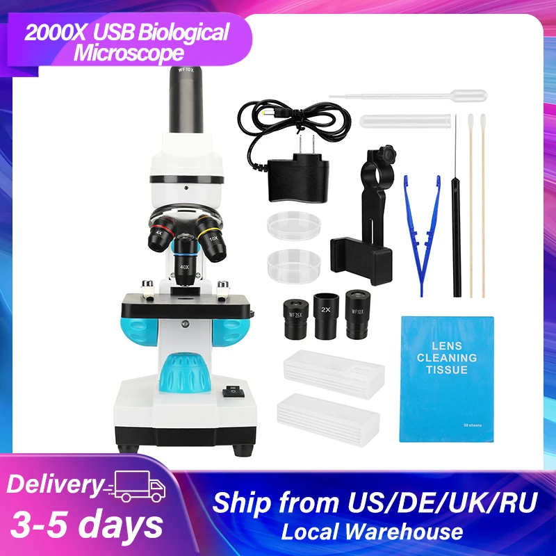 2000x Profesional Hd Microscope Usb Digital Biological Microscopes