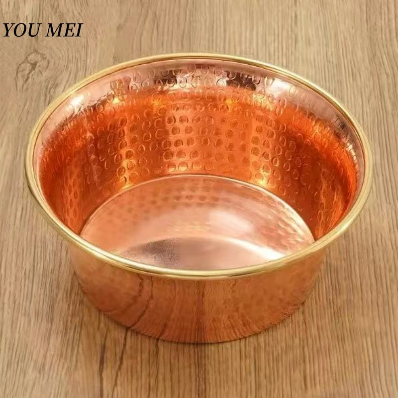 Hammered Copper Offering Bowl 4