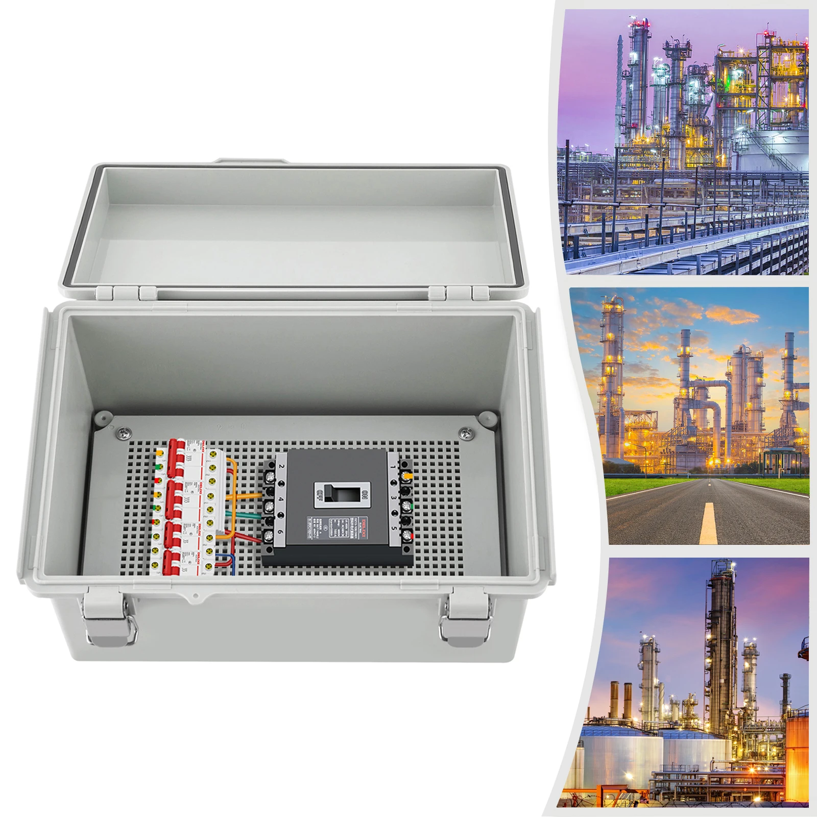 Waterproof Junction Box Outdoor Electrical Enclosure IP66 Plastic Weatherproof Project Box - 2