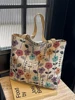 Large Capaci Canvas Tote Bag Women's Commuter Sle Single oulder Handbag for Class New 2025 Faion Trend Korean Sle