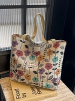 Large Capaci Canvas Tote Bag Women's Commuter Sle Single oulder Handbag for Class New 2025 Faion Trend Korean Sle