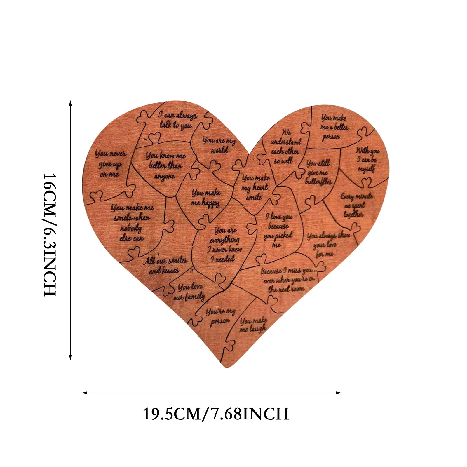 Chickens Reasons Why I Love You Puzzle In Wood Box 20 Reasons Why I Love You Gifts For Him And Her Valentines Happiness Rainbow