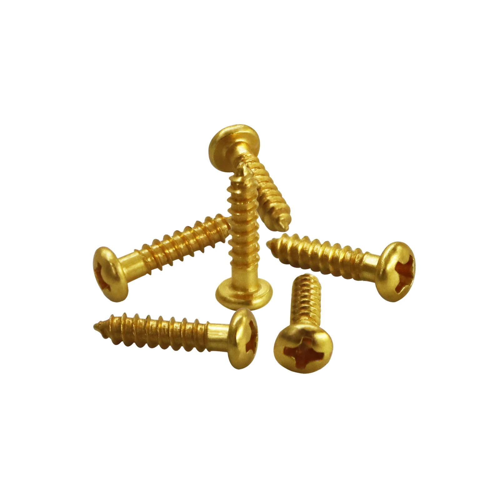 기타 잠금 너트/스트링 트리/스트링 리테이너 바 장착 나사 2.8*14.5mm, 검정색, 크롬 및 금색으로 제공됩니다.