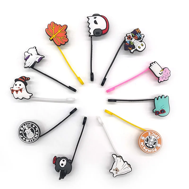 Anime Straw Topper, Cute Straw Charms, soot sprite, no face, anime Straw  Topper, Cute Straw Charms, Trendy Coffee toppers, fall kawaii cup