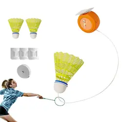 Badminton Self Training Tool Single-Player Badminton Training Device Badminton Practice Supplies For Playgrounds Garden Living