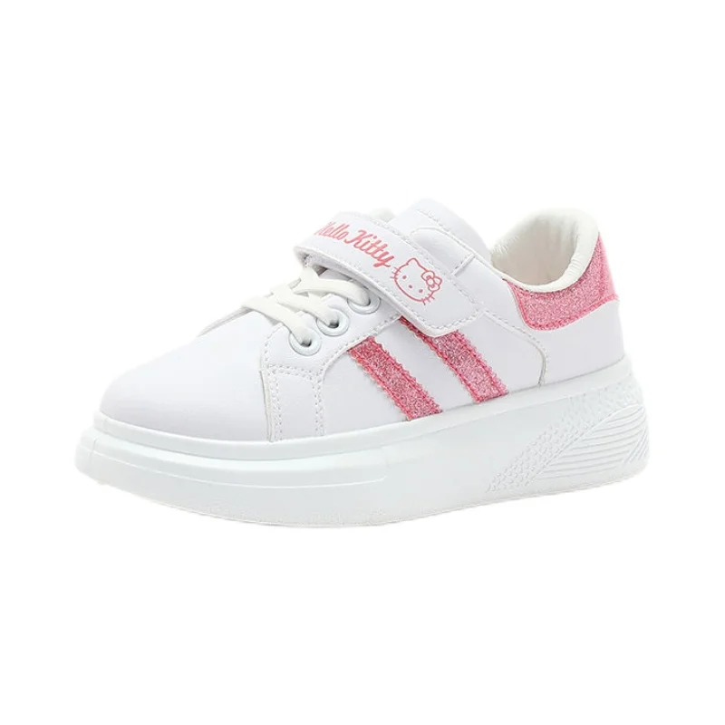 

TAKARA TOMY Hellokitty Children's Low Top Board Shoes Spring and Autumn Girls' Anti Slip Versatile Little White Shoes