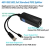 Revotech Gigabit PoE Splitter Micro USB/Type-C/DC IEEE 802.3af 10/100/1000Mbps Power over Ethernet for IP Camera / Raspberry PI 3