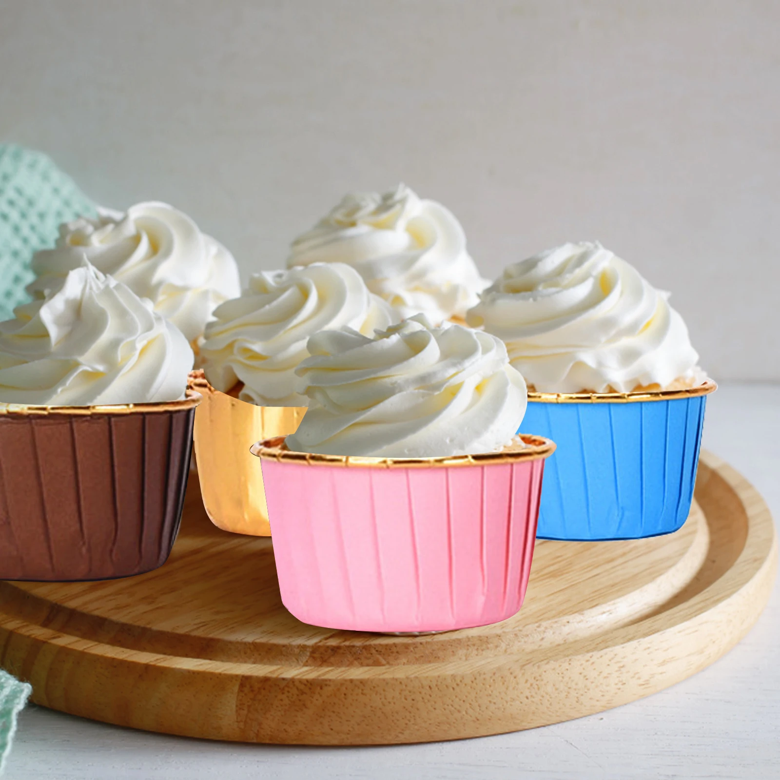 150 Pcs Aluminum Foil Cupcake Cups Ramekin Muffin Baking Cups, Disposable Muffin  Liners, Ramekin Holders Cups, Aluminum Cupcake - AliExpress