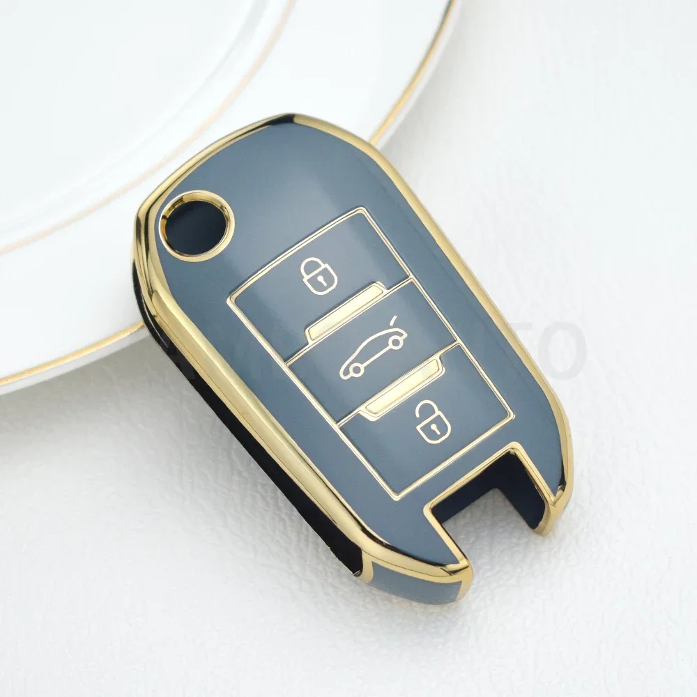 Premium TPU Car Key Case Remote Cover - Sleek Auto Accessory