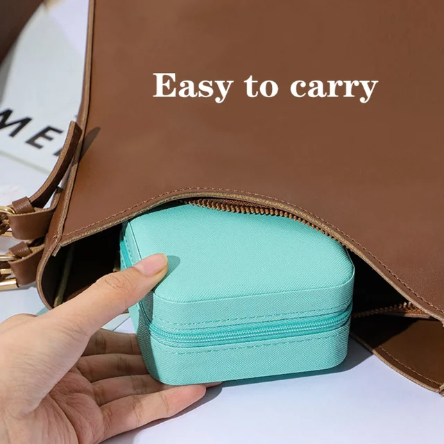 mini jewelry organizer portable travel case