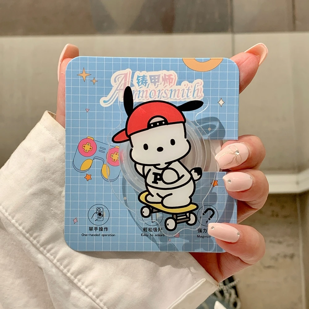 Für Magsafe Magnetischer Handy-Griptok-Ständer Sanrio Hello Kitty Für iPhone Samsung Faltbarer Kabelloser Ladehalter