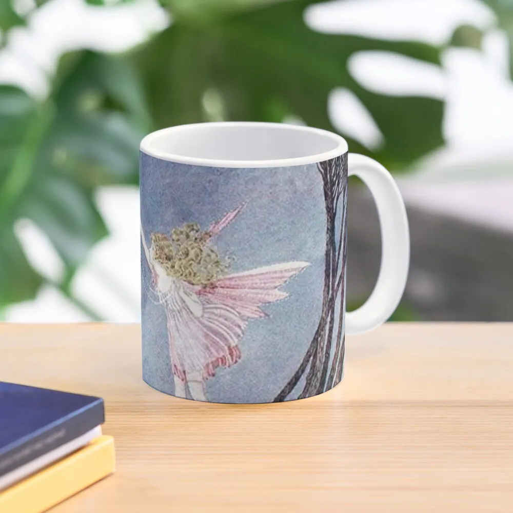 

Catching the Moon on a rope of dewdrops - Fairyland - Ida Rentoul Outhwaite Coffee Mug Creative Cups Set Mug