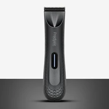 남성용 전기 사타구니 헤어 트리머, 바디 그루머 및 음모 방수 헤어 트리머, 교체 가능한 세라믹 블레이드
