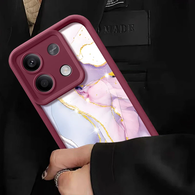 Elegant Marble Design Soft TPU Silicone Phone Case – Premium Protection Cover