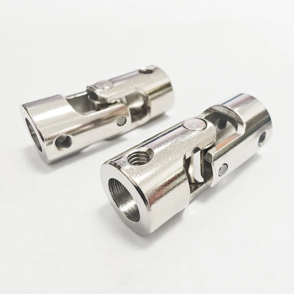 Neue Metall Kardangelenk 2,3/3/4/5/6/8/10/12mm Universal Motor Stecker mehrere Größe Silber Welle Koppler für RC Auto Boot – Detail 6