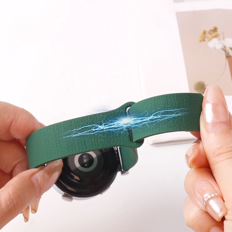 Magnetic Silicone Band - Versatile Fitness Smartwatch Strap