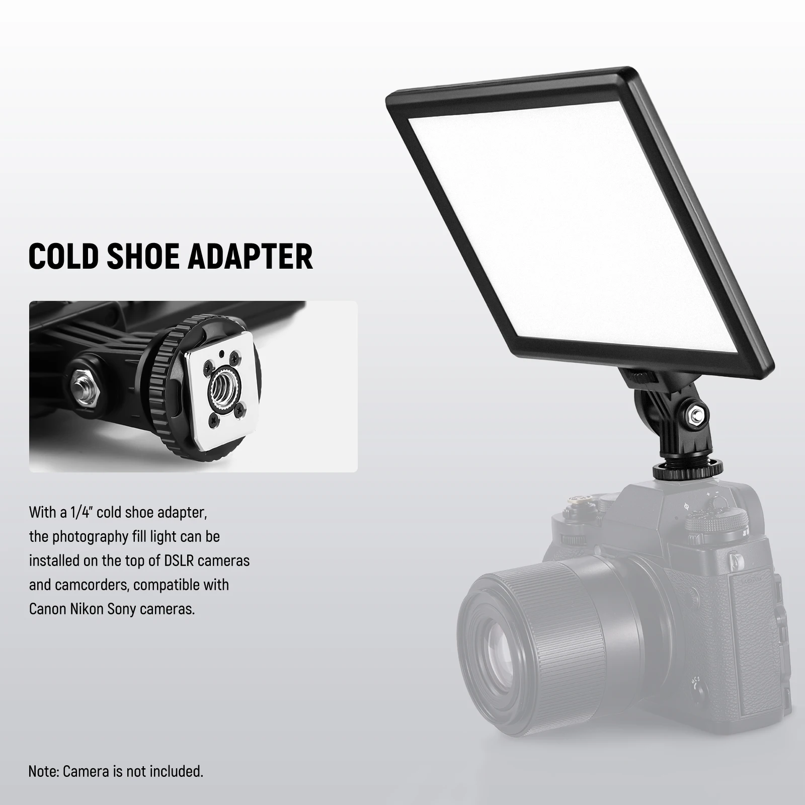 รูปสินค้า NEEWER แผงแสง LED วิดีโอ สำหรับกล้อง DSLR พร้อมขาตั้ง