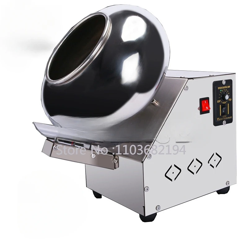 

30 см роликовая коммерческая машина для производства мелких конфет, машина для полировки Шоколадных Бобов