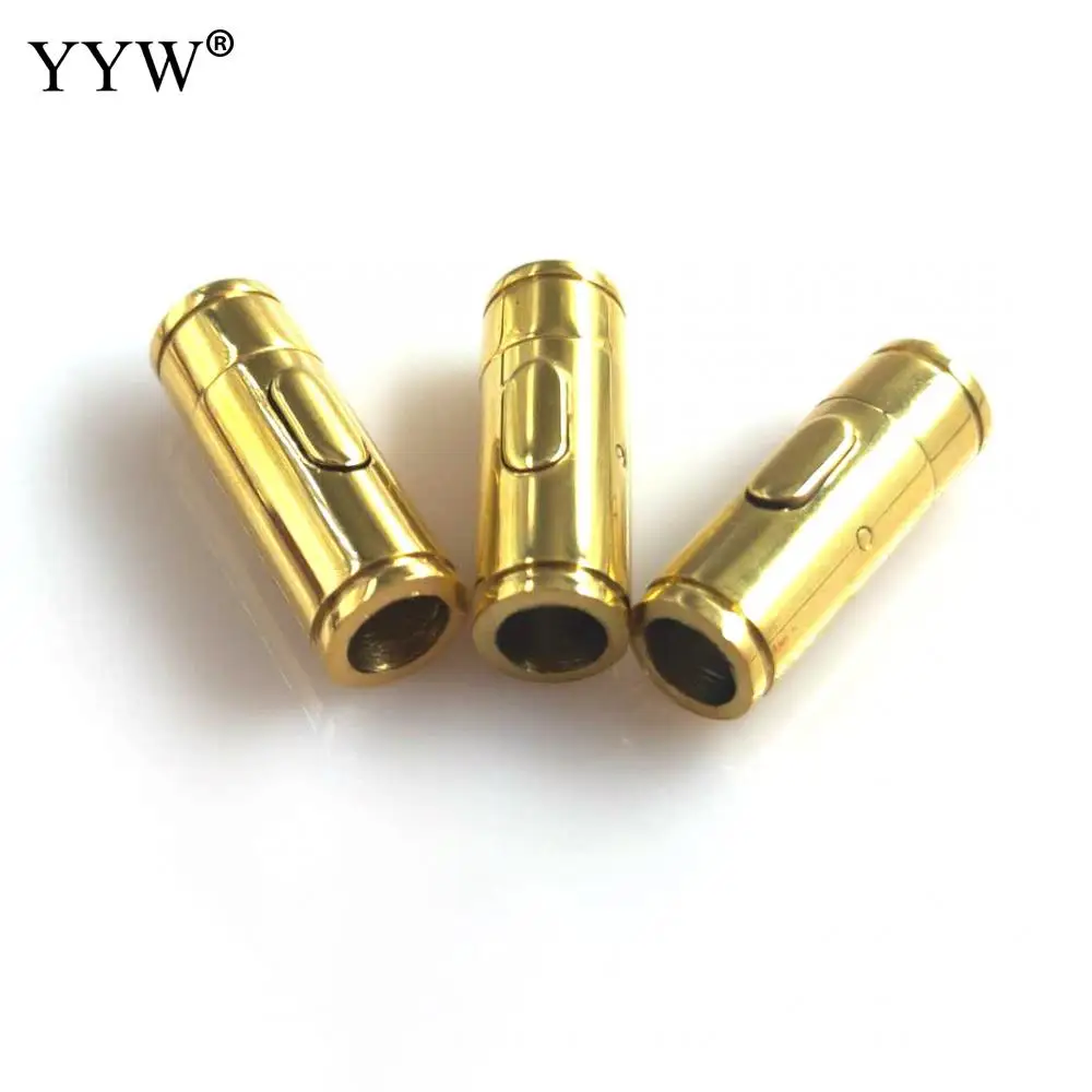 10PCs High Quality Stainless Steel Magnetic Clasps Inner Diameter:Approx 5mm For Diy Jewelry Bangle Connectors Accessories