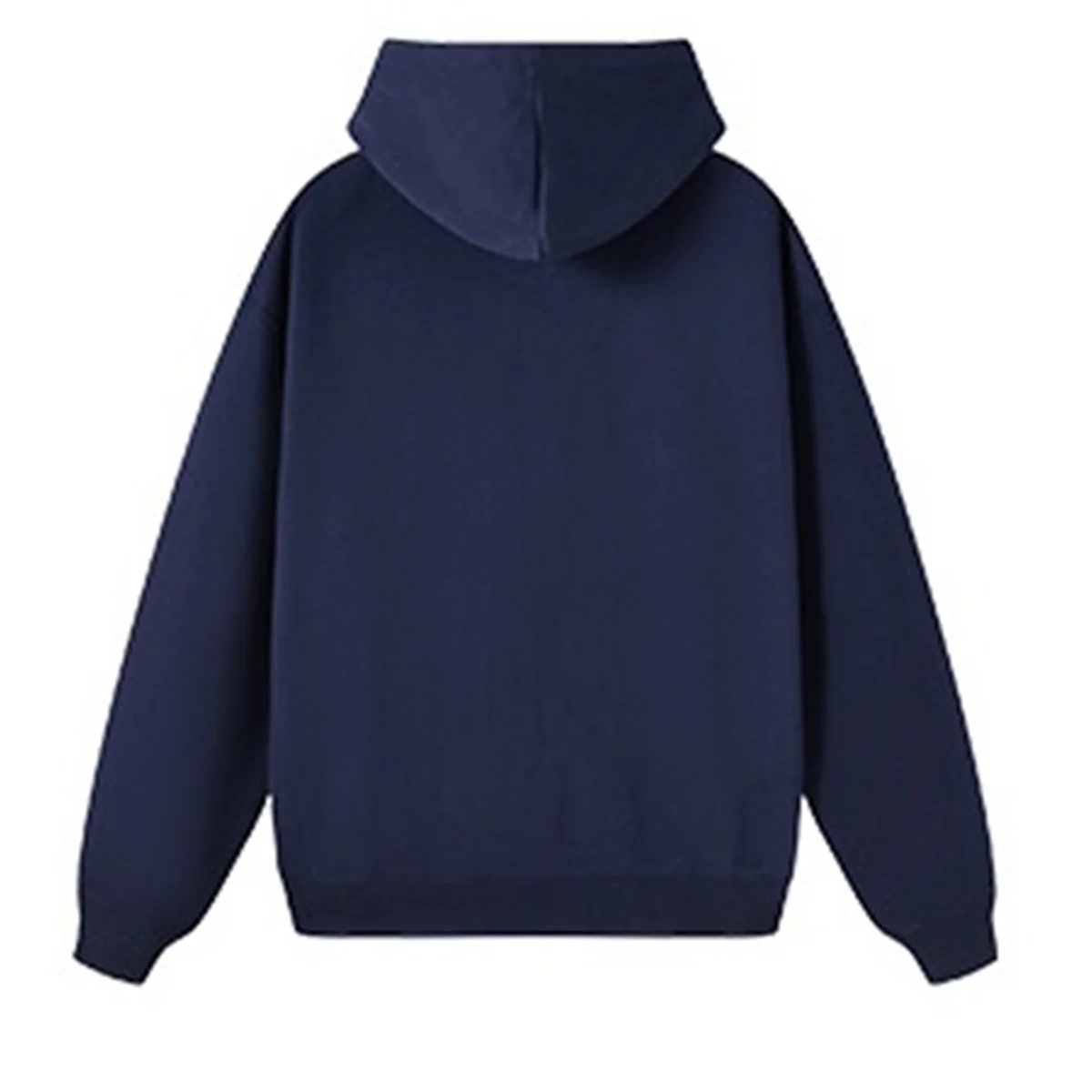 Hiphop High Street Fall/Winter Men plus fleece solid color trend hoodie, suitable for street hanging, dating, dancing training