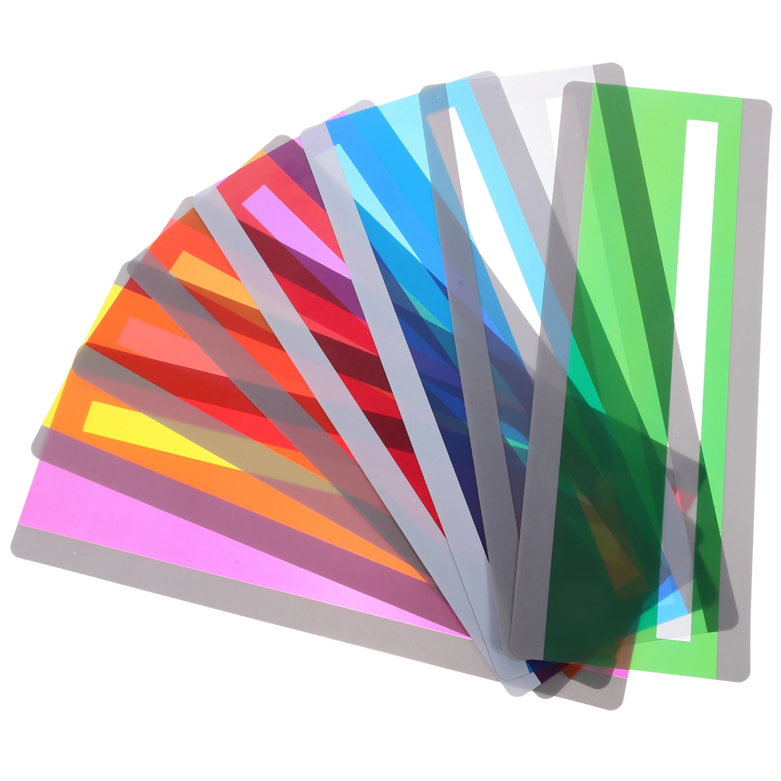 Guided Reading Strips Highlight Colored Overlays Bookmark Reading Tracking Rulers 8pcs For Dyslexics Kid Gift Useful