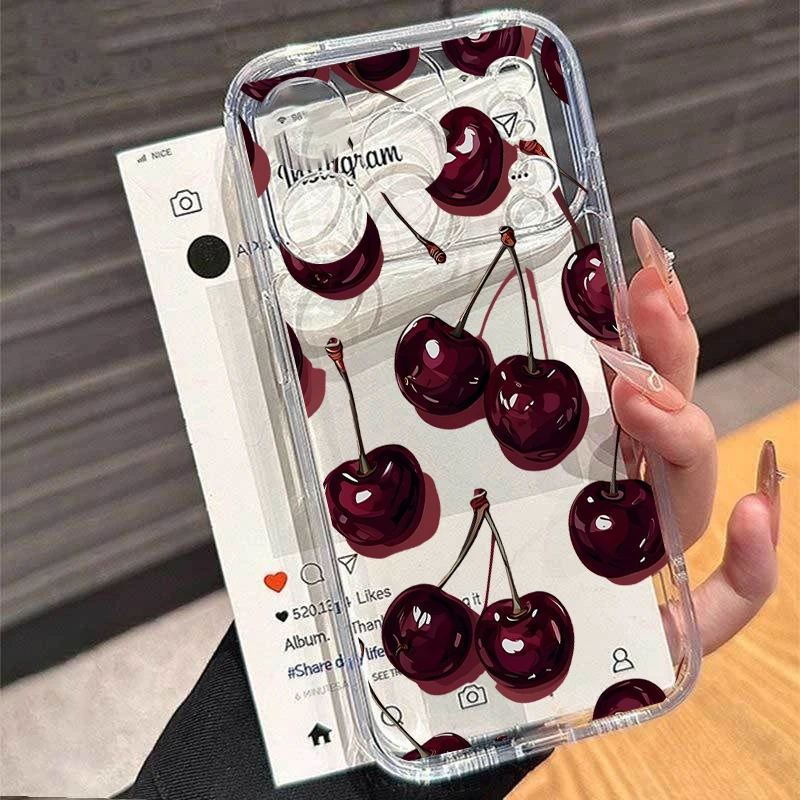 Charming Small Flower Clear Phone Case