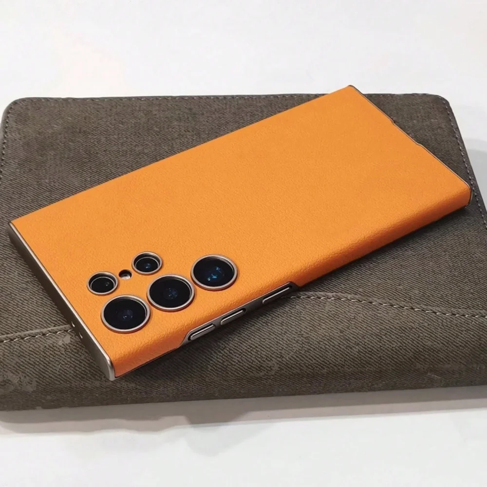 Luxury Ultra-Thin Leather Curved Case - All-Inclusive Shockproof Cover