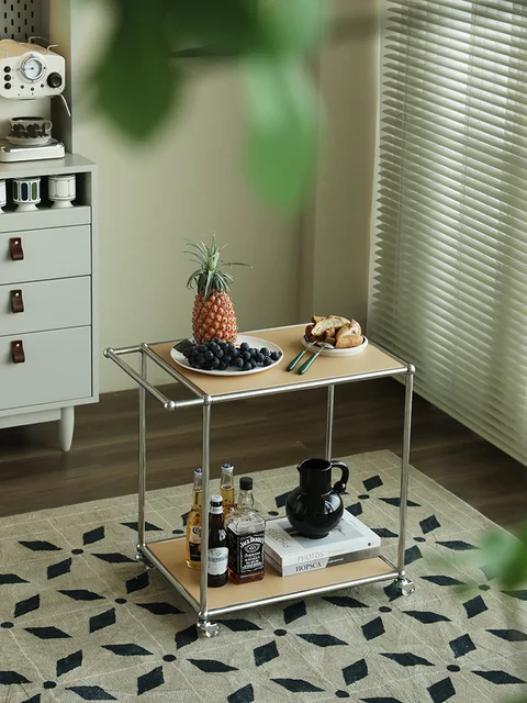 USM Mobile Coffee Table - modern trolley with storage and mobility