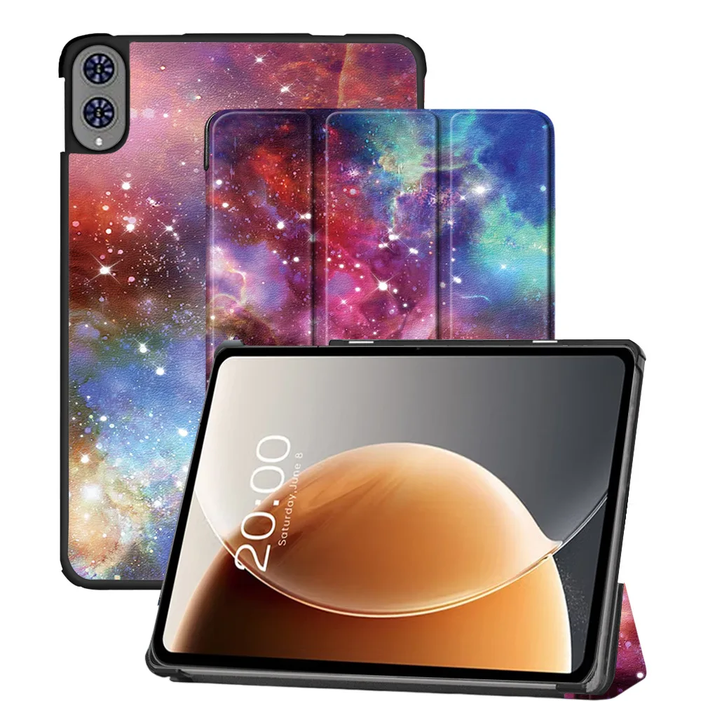 Smart Triple-Folding Stand Cover with Hard Back