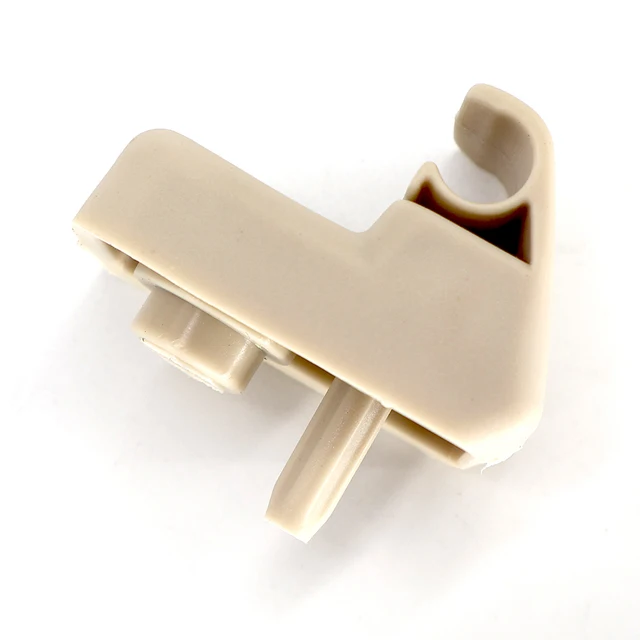 1Pc Beige Auto Sun Visor Clip Hook Bracket Hanger Replacement Sun Visor Holder Mount 735411088 For Fiat Grande Punto 4