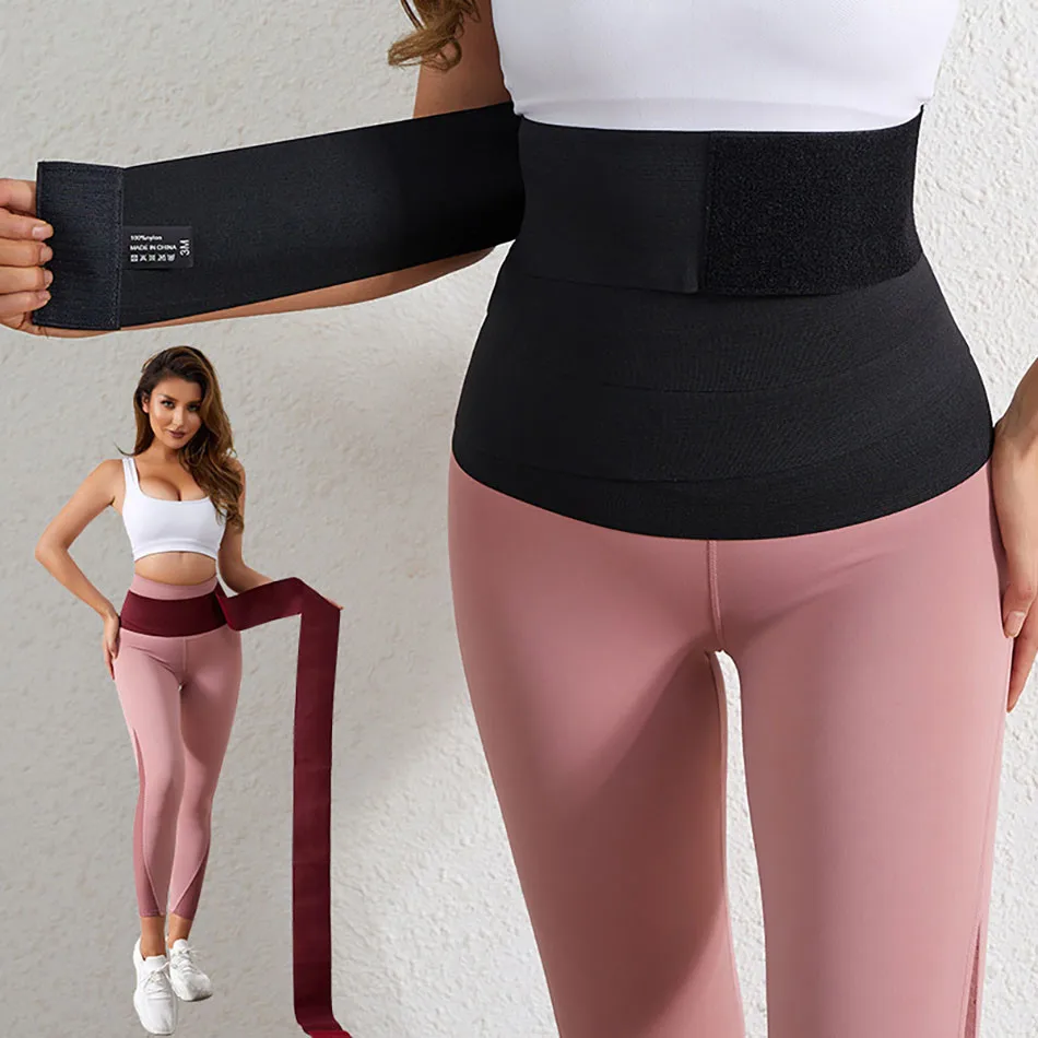 Abdominal Slimming Bandages Elastic Wrap for Post Gym Maternity postpartum belly band belly band