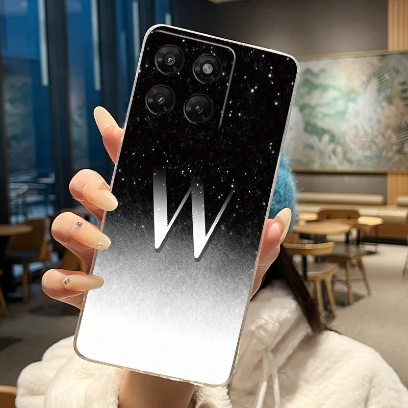 Luxury Elegant Clear Soft Silicon Back Cover Case