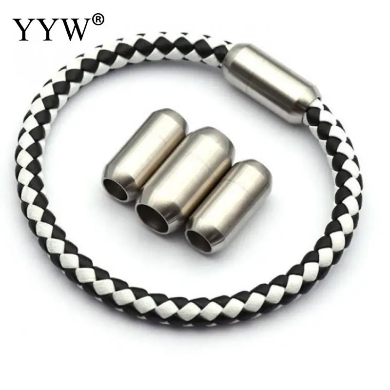 10pcs/Lot Stainless Steel Magnetic Clasp 304 Stainless Steel Diy Jewelry Making Accessories Original Color Sold By Lot