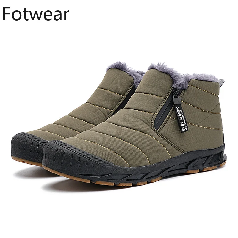 Men's Winter Snow Boots Big Size