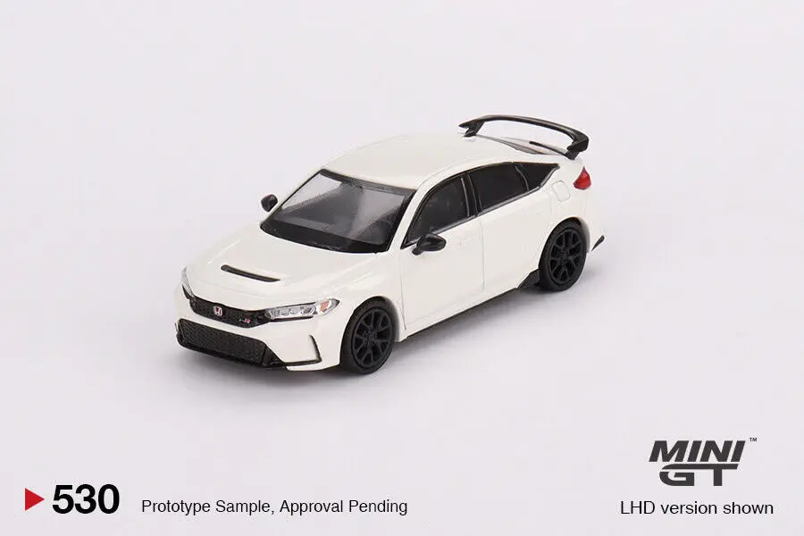 

Мини GT Civic Тип R Чемпионат белый FL5 #530 1/64 Коллекционная модель автомобиля лимитированная коллекция хобби игрушечный автомобиль