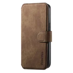 Premium 2 - in - 1 Detachable Leather Wallet Flip Case with Magnetic Closure. for Nothing Phone 4A (Brown)