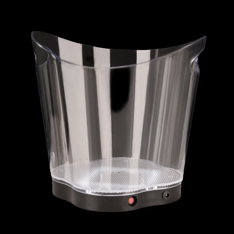 

Colorful LED Ice Bucket 5.5L Large Capacity Wine Drink Containers Waterproof Champagne Beer Buckets for Bar