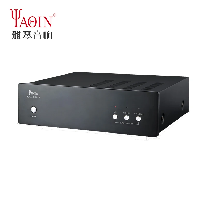 

Yaqin MS-33B HIFI виниловый фонограф усилитель MM / MC электронная трубка виниловый фонограф мини черный проигрыватель записей предусилитель