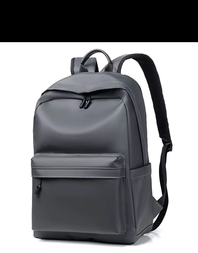 Men's and Women's Business Notebook Backpack, PU leather, Simple, Waterpro，bag，Man backpack