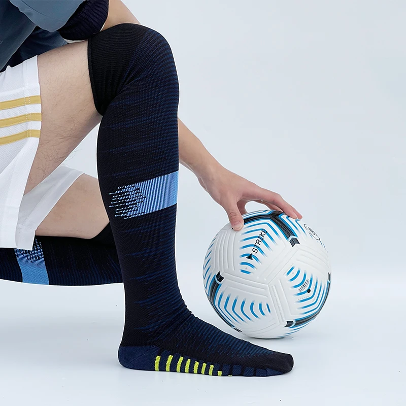 KidsAdultsSoccerSocksCottonMenBreathableKneeHighTowelBottom