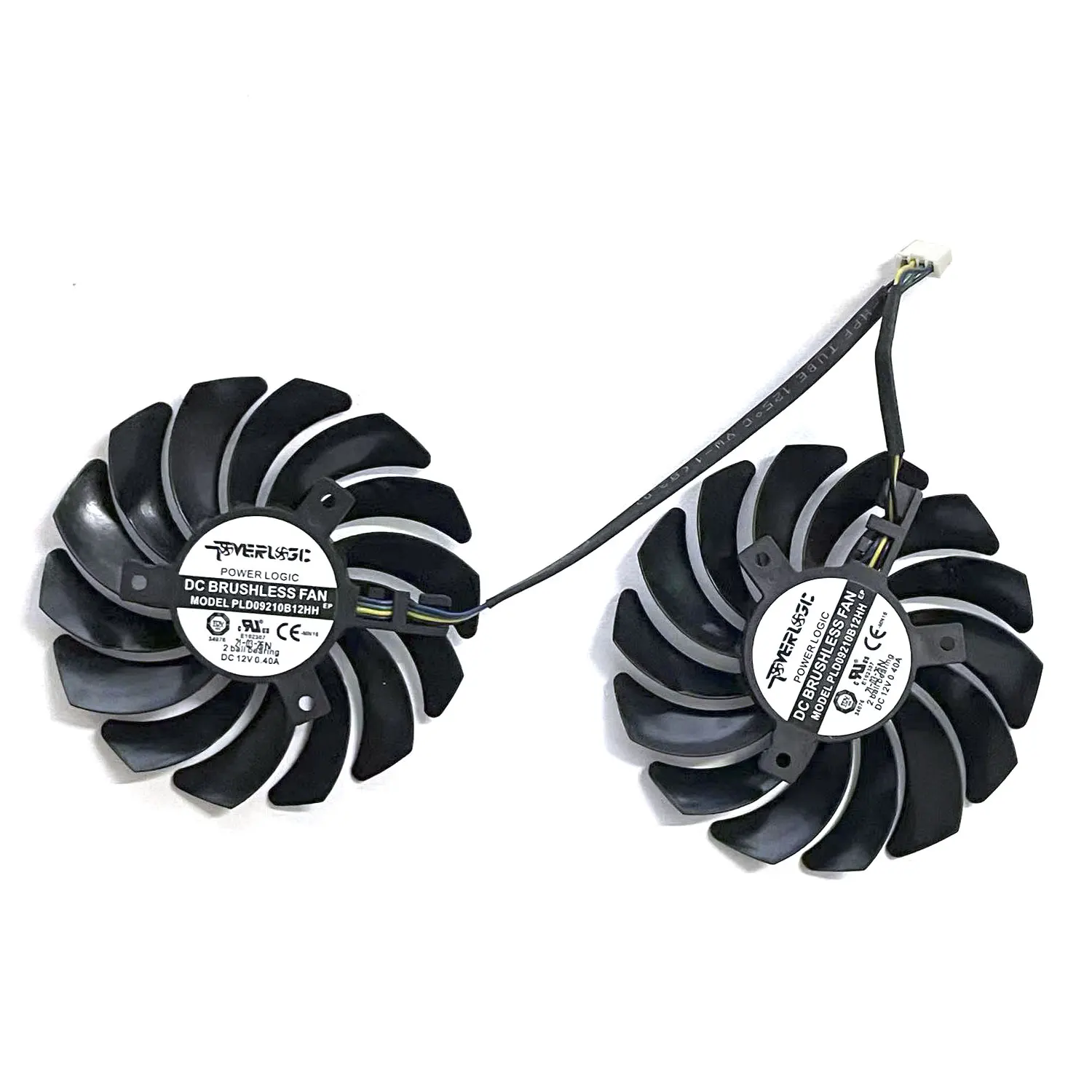 Ventilador de Refrigeração para Msi Geforce Gtx 1660 1660 Super 1660ti Rtx 2060 tx oc dc Pld092110s12hh 4pin 4pin 12v 0.4a Novo 87 mm - Imagem 2