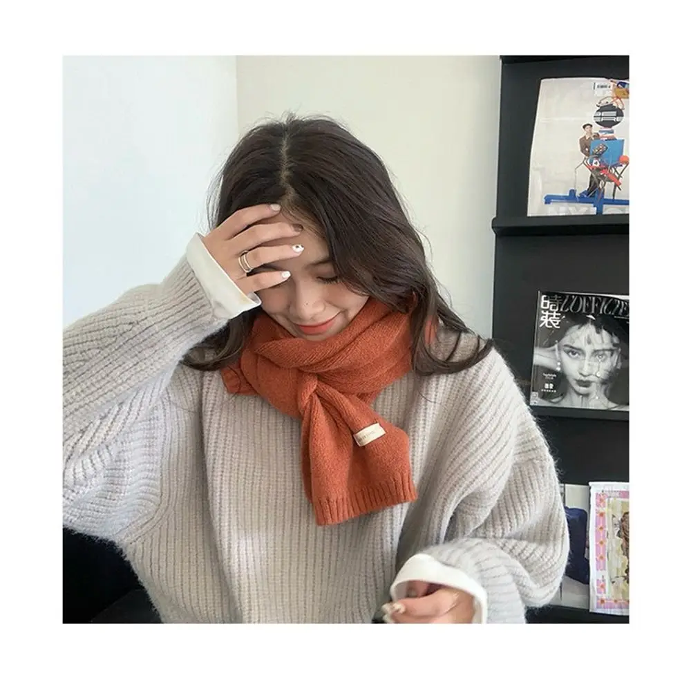 Fashion Men Women Scarf Windproof Knitting Wool Scarf Couple Warm Neck Cover Winter Scarves Ski Motorcycle Scarf