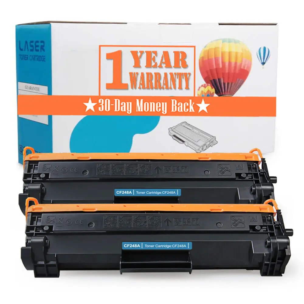 

2PK for HP 48A Toner Cartridge CF248A LaserJet Pro M15w M16a MFP M28w M28a M29w