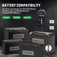 HTRC 6V 12V 3000mA Smart Battery Charger Automatic For Trickle Lithium LiFePO4 Lead-Acid AGM GEL Battery Car Motorcycle Charger - Image 5